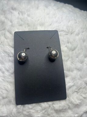 Classic Silver Ball Drop Earrings - Women Jewelry